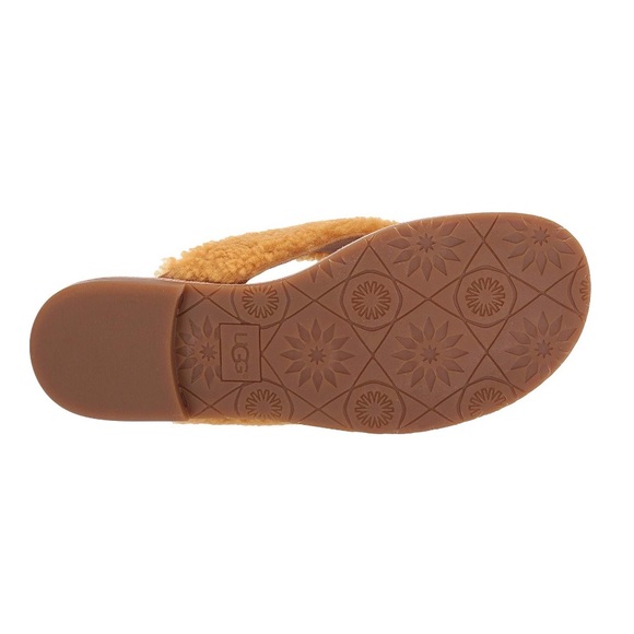 UGG Alicia Sherpa Sheepskin Flip Flop Sandal - Picture 3 of 5